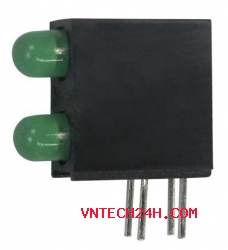 Green & Green Right Angle PCB LED Indicator